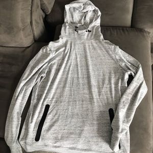 Gray American Eagle Flex Hoodie